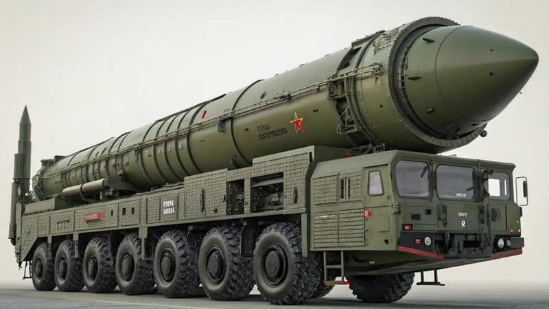 Межконтинентальная баллистическая ракета «Сармат» в шахтной пусковой установке